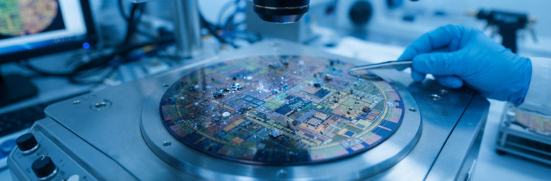 Front-Opening Unified Pod carrying 300 mm wafers in a semiconductor fabrication facility