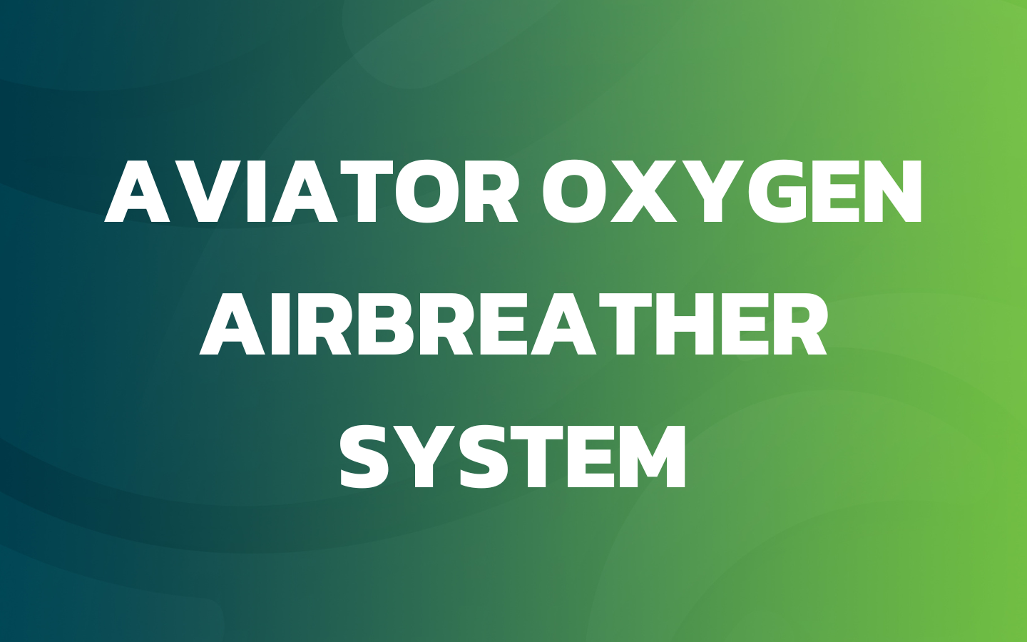 AirBreather Aviator Breathing Oxygen (AB) Analytical System – astgstore