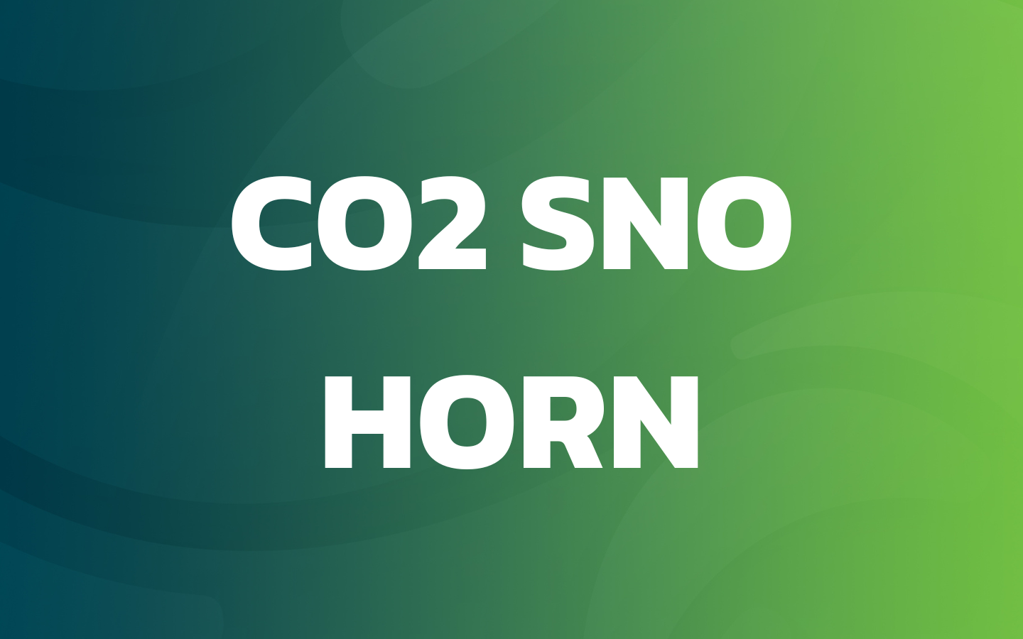 CO2 Sno Horn