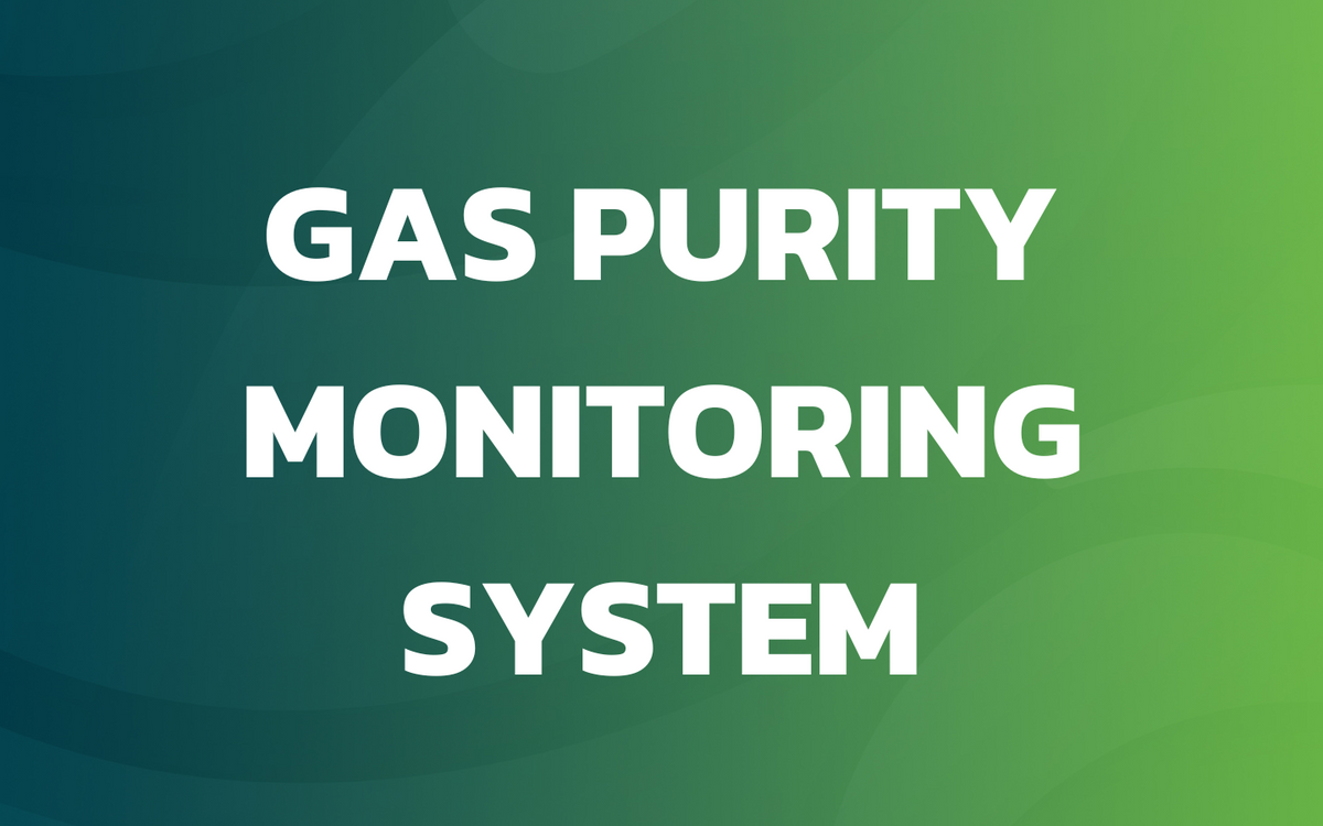 ASTG Gas Purity Monitoring System (GPMS) for trace oxygen and moisture in bulk UHP gases